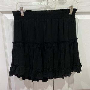 Black flowy skirt